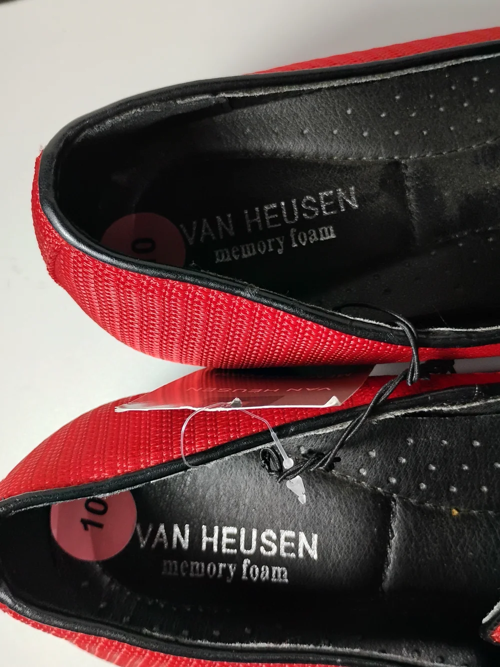 Van Heusen Black Suit with Red Accents